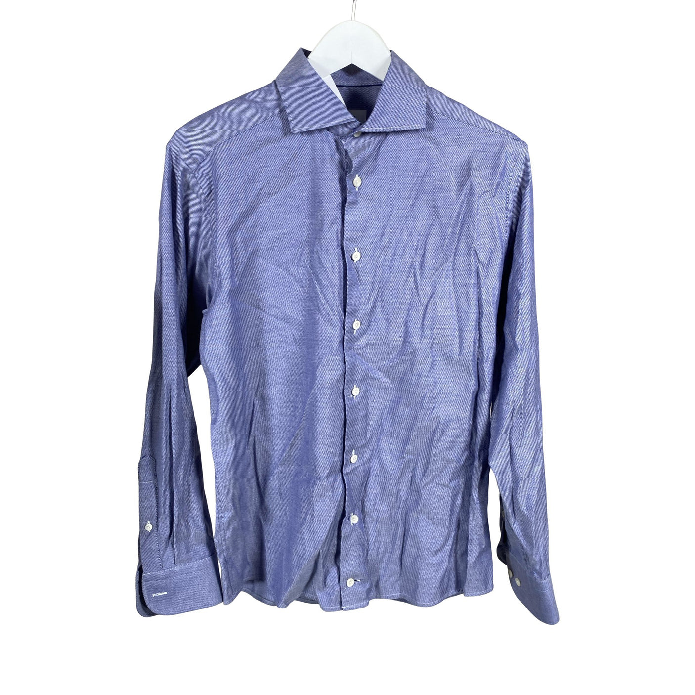 Unisex Eton - Collared shirt, size M - Light blue (1)