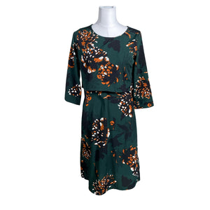 Unisex Mama Licious - Schiffon dress, size 36 - Green (1)