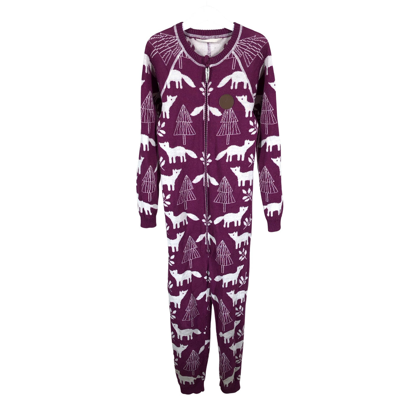 Unisex Jonathan - Wool overall, size 128 - 134 - Violet (1)