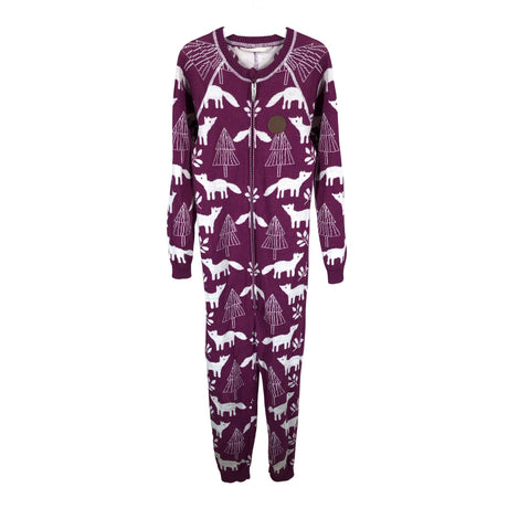 Unisex Jonathan - Wool overall, size 128 - 134 - Violet ()