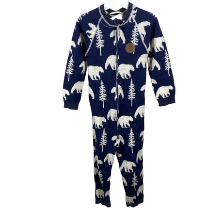 Unisex Jonathan - Wool overall, size 116 - 122 - Blue ()
