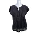 Unisex Fransa - Short-sleeved blouse, size 38 - Black ()