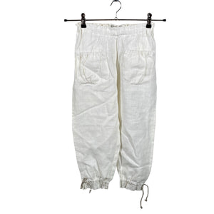 Unisex By Pia's Design - Capri pants, size 34 - White (1)