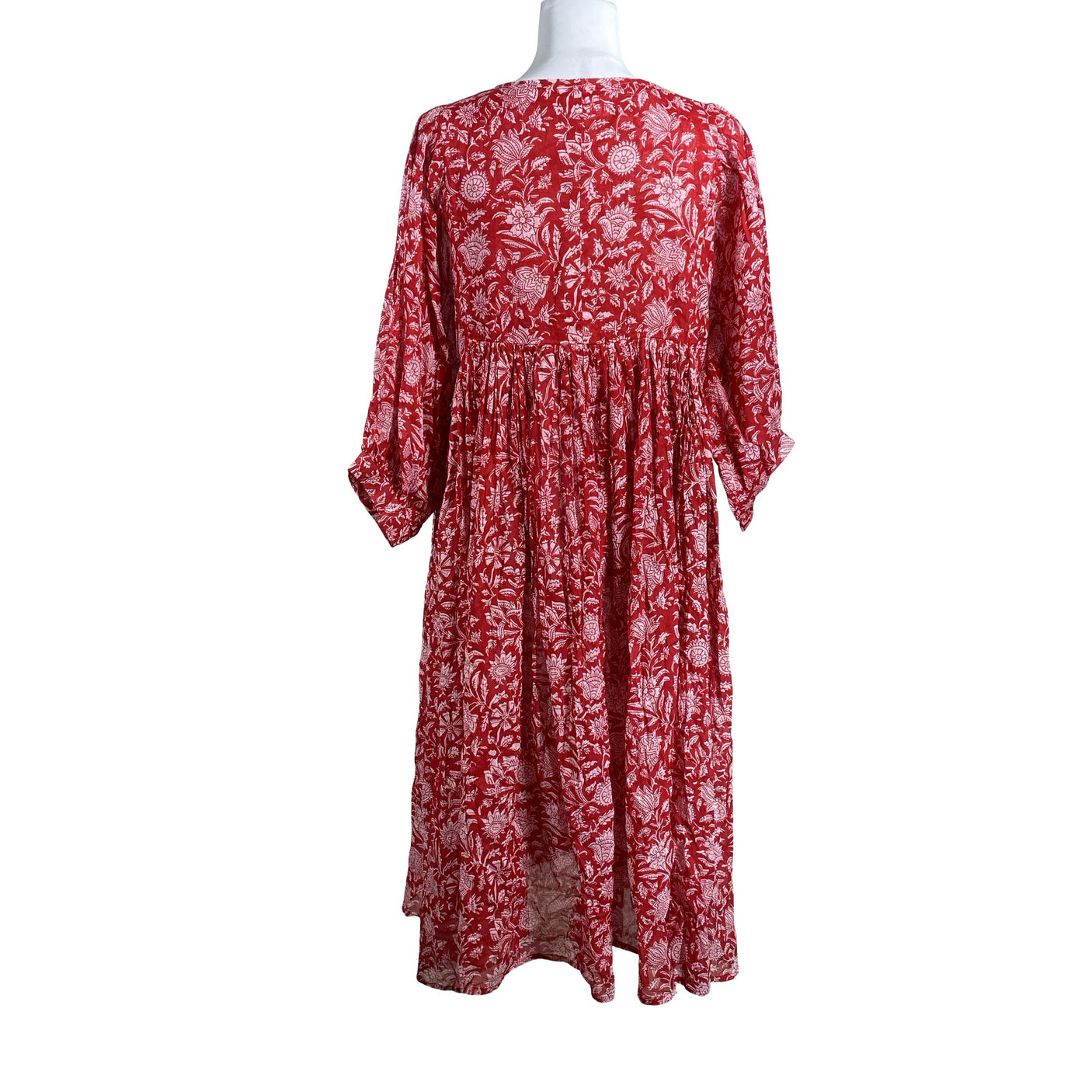 Unisex Daughters of India - Dress, size 40 - Red (2)