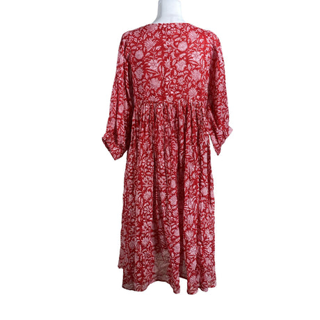 Unisex Daughters of India - Dress, size 40 - Red (2)