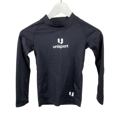 Unisex Unisport - Sports shirt, long sleeve, size 122 - 128 - Black ()