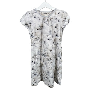 Unisex Molo Kids - Tricot dress, size 122 - 128 - Gray (1)