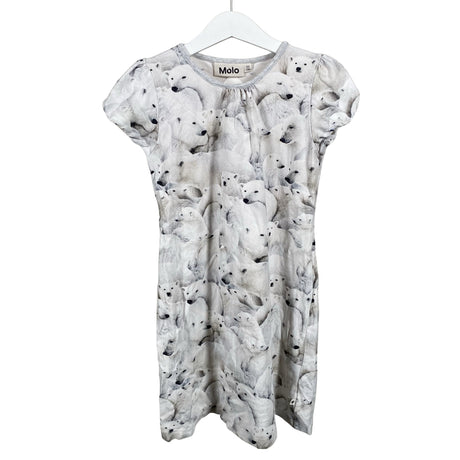 Unisex Molo Kids - Tricot dress, size 122 - 128 - Gray ()