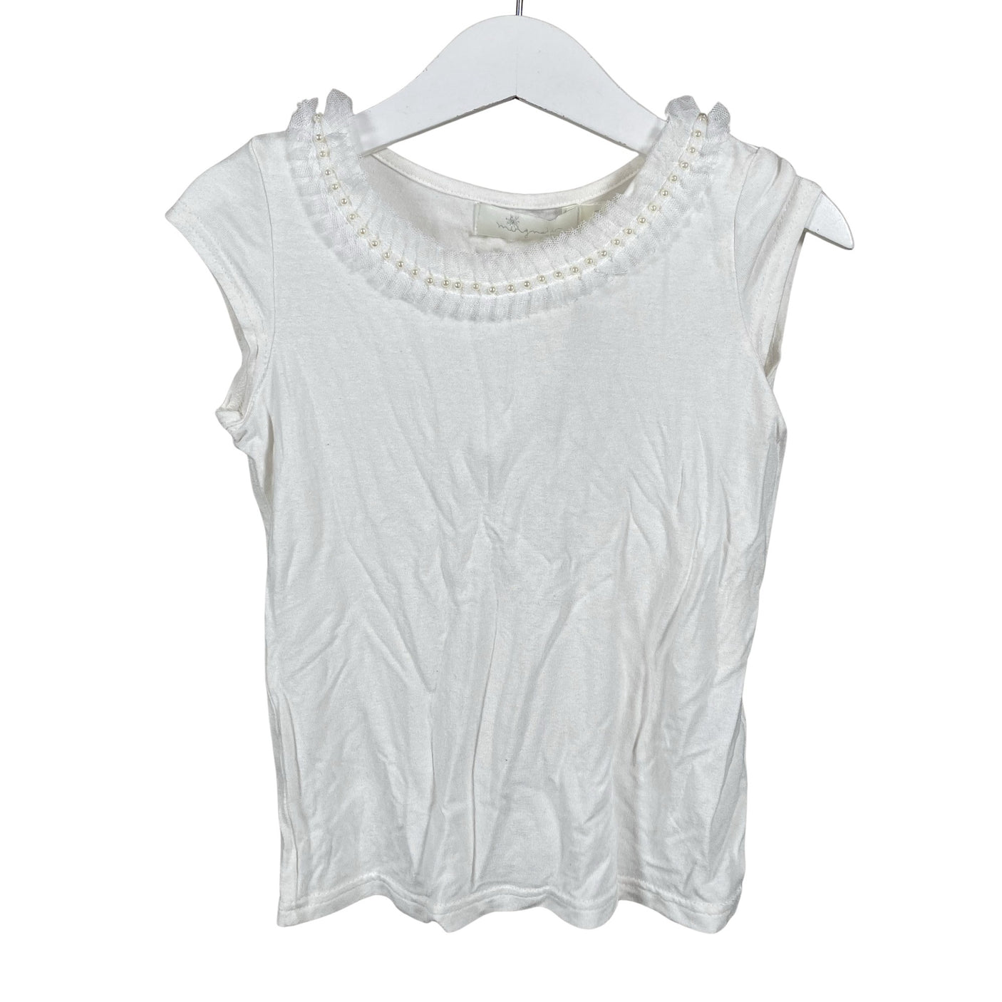 Unisex Mingel - T-shirt, size 104 - 110 - White (1)