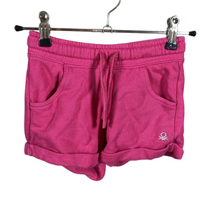 Unisex Benetton - Sweatshorts, size 104 - 110 - Pink (1)