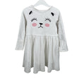 Unisex Bogi - Tricot dress, size 116 - 122 - White ()