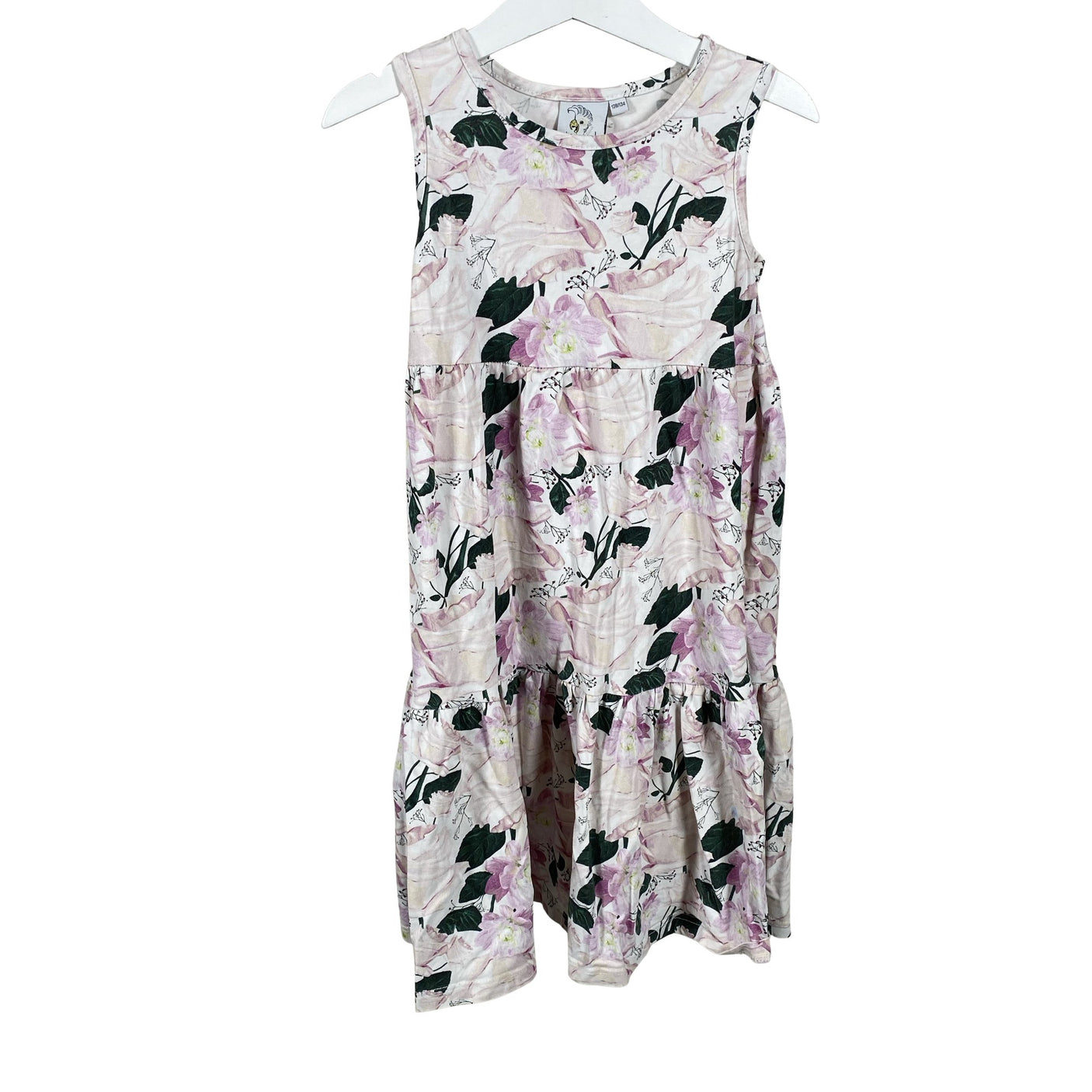 Unisex Hey Popinjay! - Tricot dress, size 128 - 134 - Light pink (1)