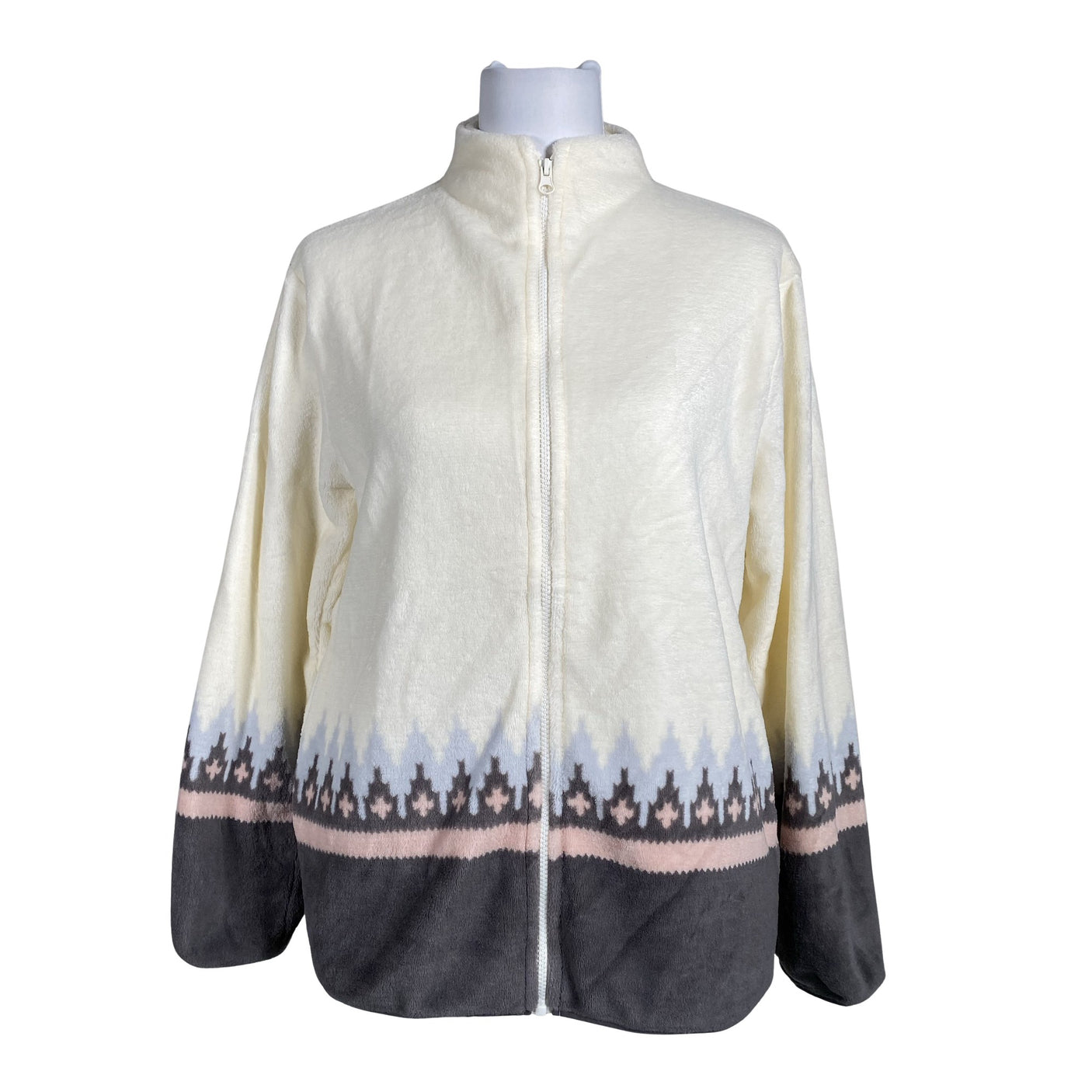 Unisex Intimissimi - Fleece jacket, size 36 - Natural white (1)