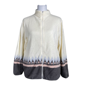Unisex Intimissimi - Fleece jacket, size 36 - Natural white (1)