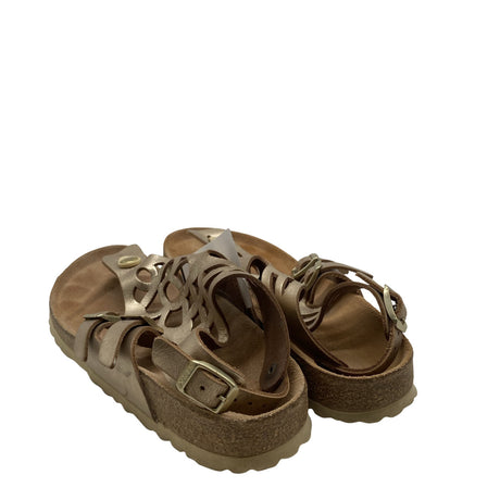 Unisex Birkenstock - Sandals, size 38 - Gold (2)