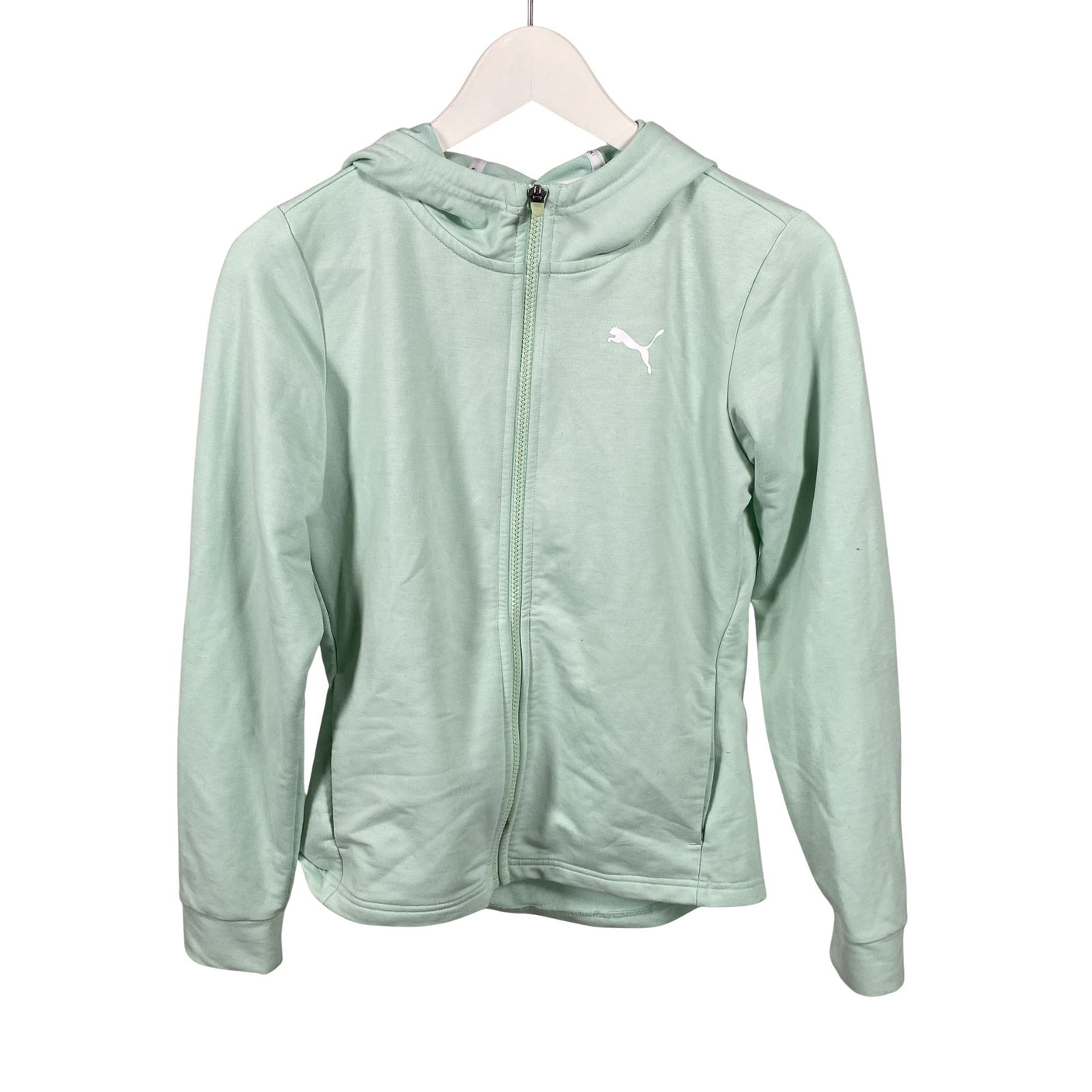 Unisex Puma - Hoodie, size 158 - 164 - Green (1)