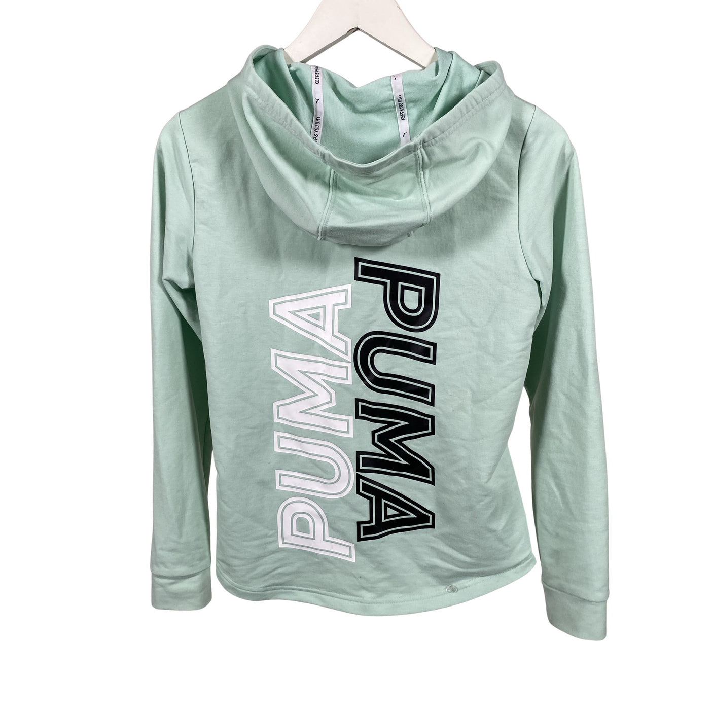 Unisex Puma - Hoodie, size 158 - 164 - Green (2)