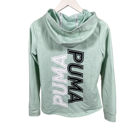 Unisex Puma - Hoodie, size 158 - 164 - Green (2)
