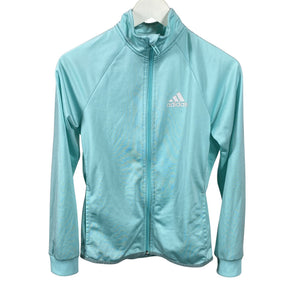 Unisex Adidas - Track jacket, size 158 - 164 - Turquoise (1)