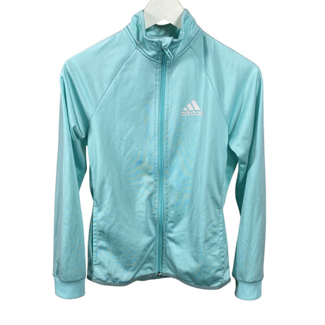 Unisex Adidas - Track jacket, size 158 - 164 - Turquoise ()