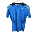 Unisex Adidas - Sports shirt, short sleeve, size 158 - 164 - Blue ()
