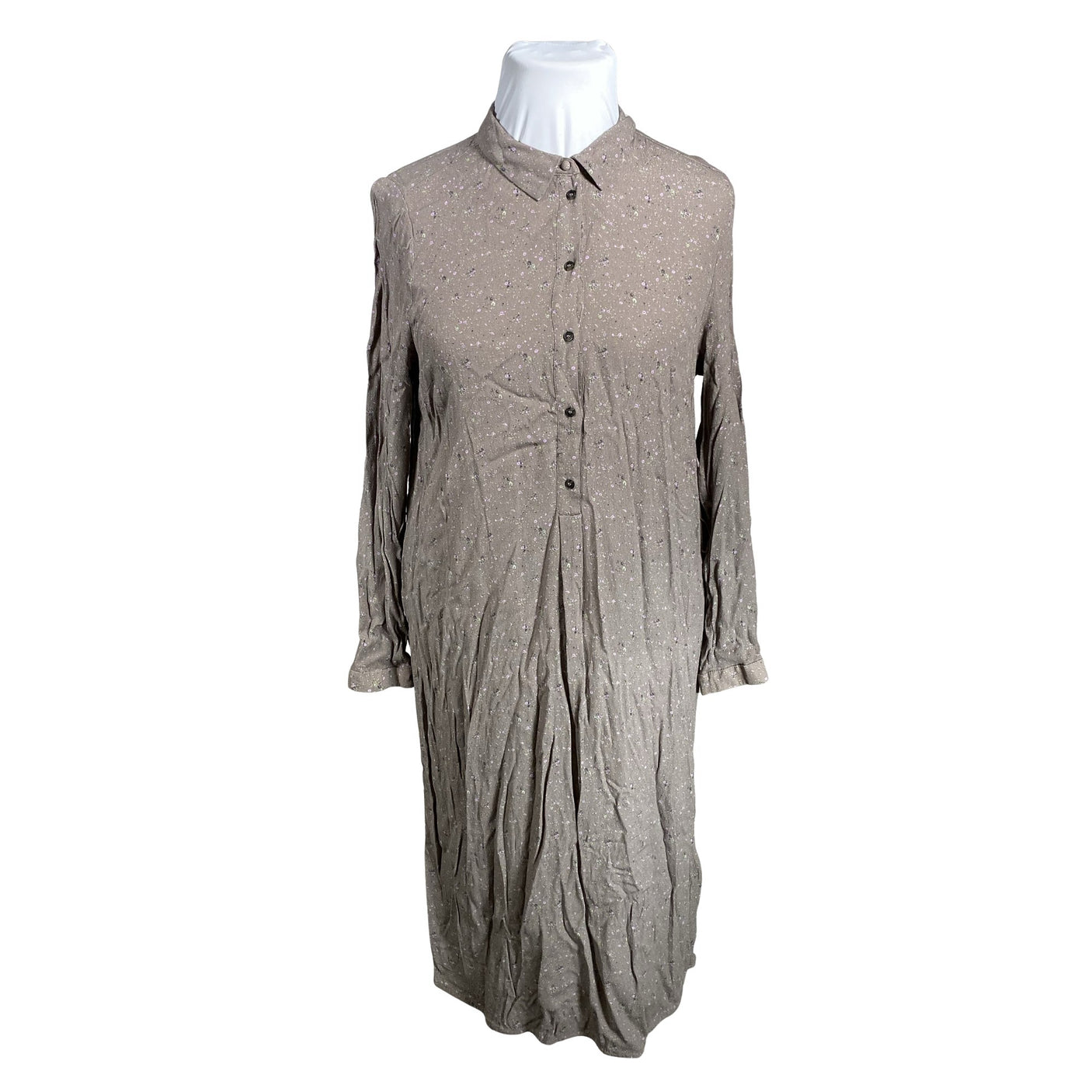 Unisex Noa Noa - Schiffon dress, size 44 - Brown (1)