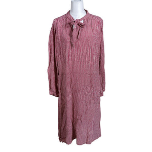 Unisex Samsoe&Samsoe - Schiffon dress, size 38 - Red (1)