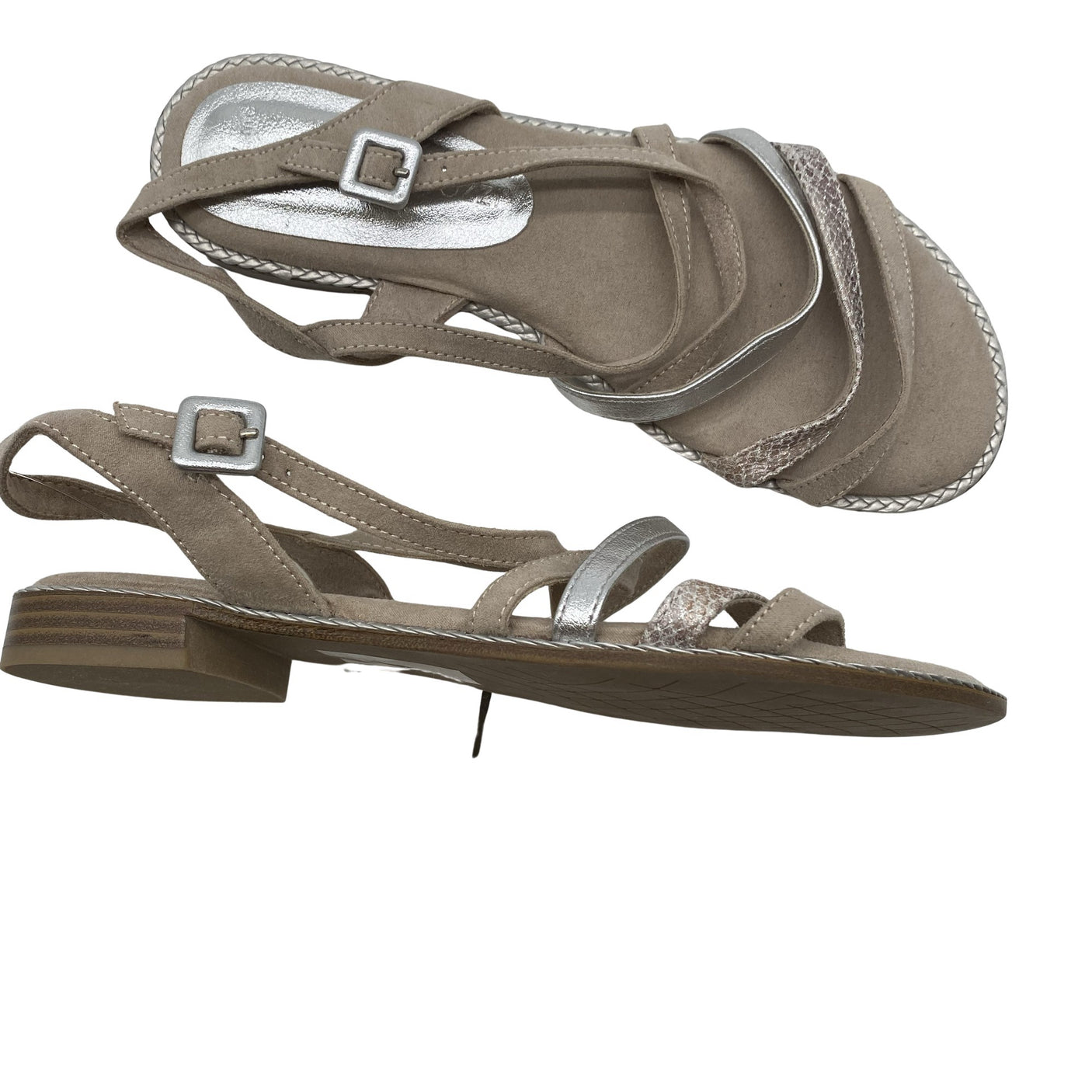 Unisex Marco Tozzi - Sandals, size 38 - Silver (1)