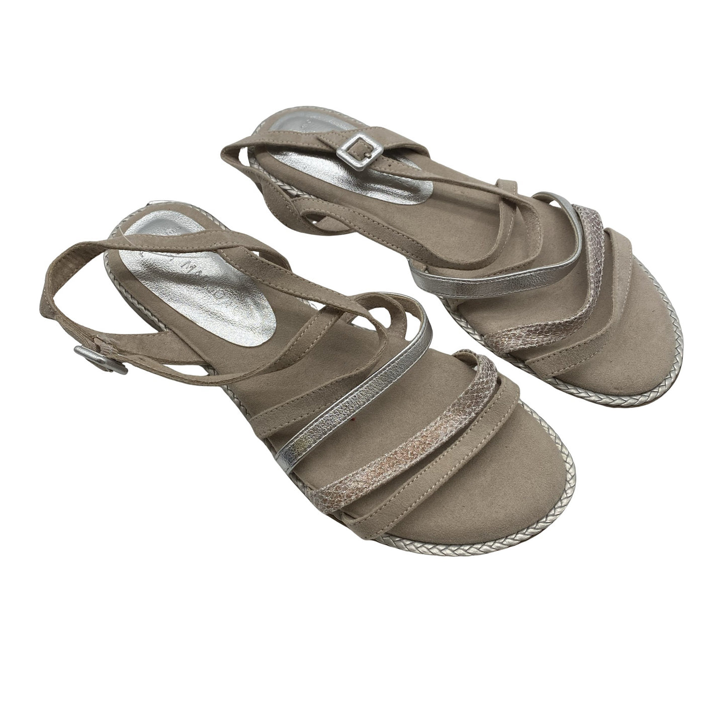 Unisex Marco Tozzi - Sandals, size 38 - Silver (2)