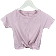 Unisex Soc - Sports shirt, short sleeve, size 122 - 128 - Light pink ()