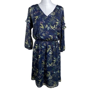 Unisex Esprit - Schiffon dress, size 38 - Blue (1)