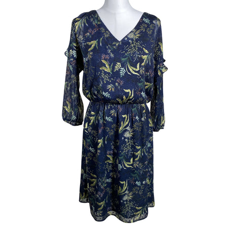 Unisex Esprit - Schiffon dress, size 38 - Blue ()