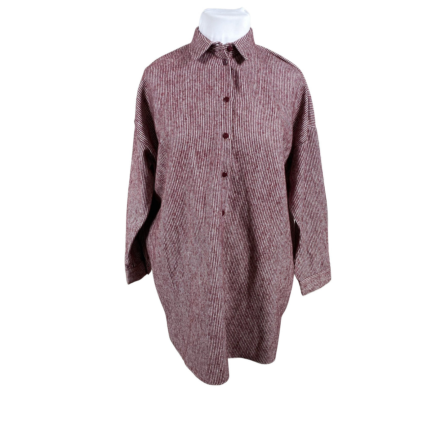 Unisex DeFacto - Flannel shirt, size L - Wine red (1)