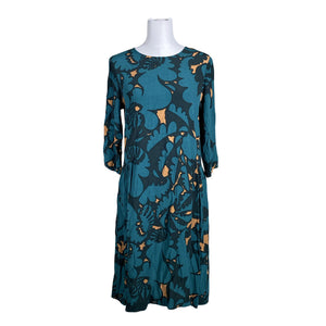 Unisex Marimekko - Schiffon dress, size 38 - Green (1)