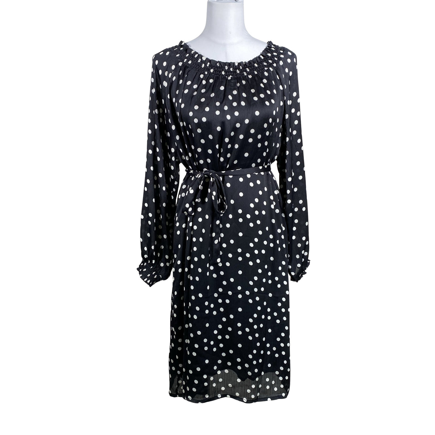 Unisex My Essential Wardrobe - Schiffon dress, size 36 - Black (1)