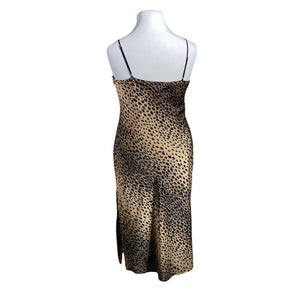 Unisex Good American - Schiffon dress, size 42 - Brown (2)