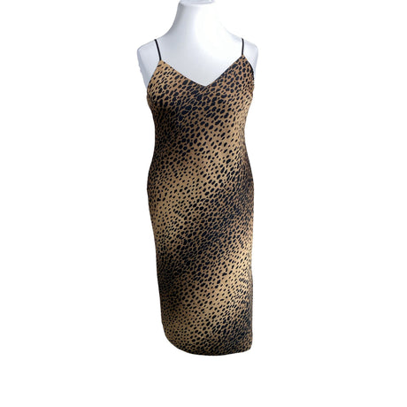 Unisex Good American - Schiffon dress, size 42 - Brown ()