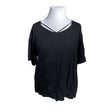 Unisex Zizzi - Short-sleeved blouse, size 42 - Black ()