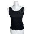 Unisex Pierre Cavallo - Tricot tank top, size 38 - Black ()