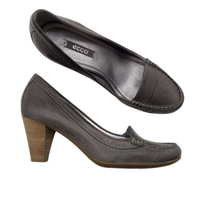 Unisex Ecco - High heels, size 38 - Gray (1)