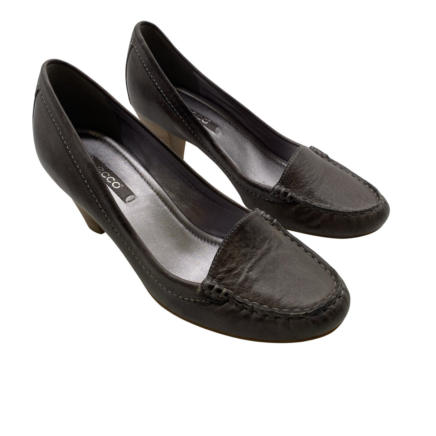 Unisex Ecco - High heels, size 38 - Gray (2)