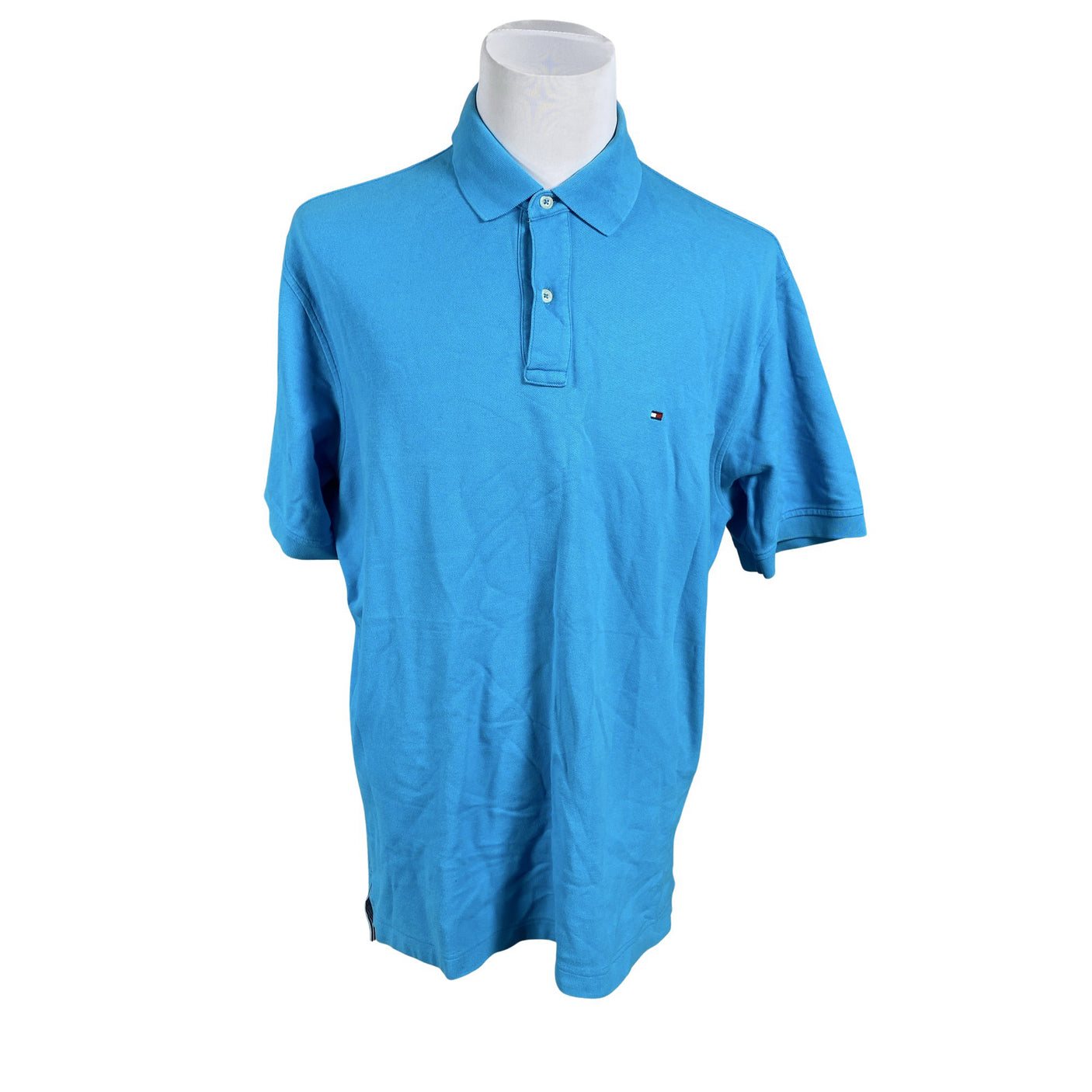 Unisex Tommy Hilfiger - Polo shirt, size XL - Turquoise (1)