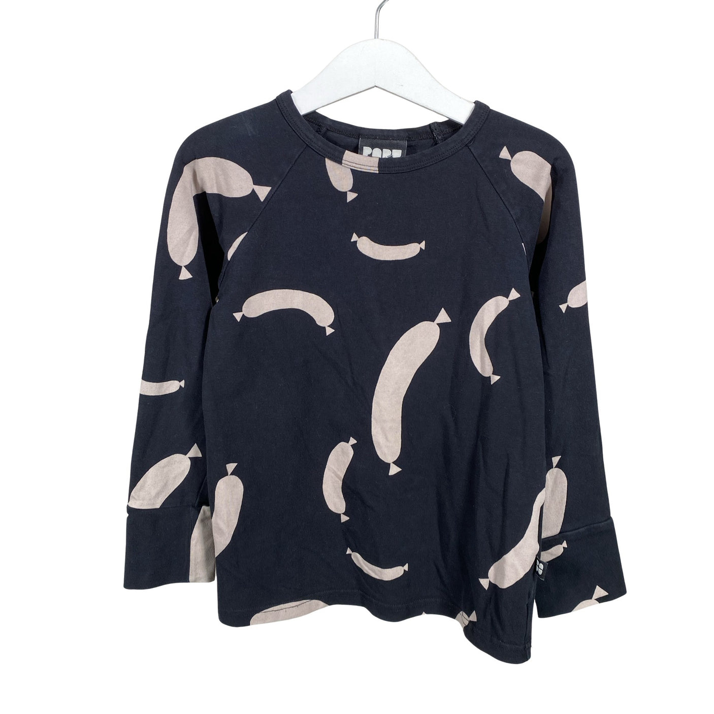 Unisex Papu - Tricot shirt, size 110 - 116 - Black (1)