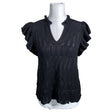 Unisex Mos Mosh - Short-sleeved blouse, size 36 - Black ()