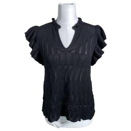 Unisex Mos Mosh - Short-sleeved blouse, size 36 - Black ()