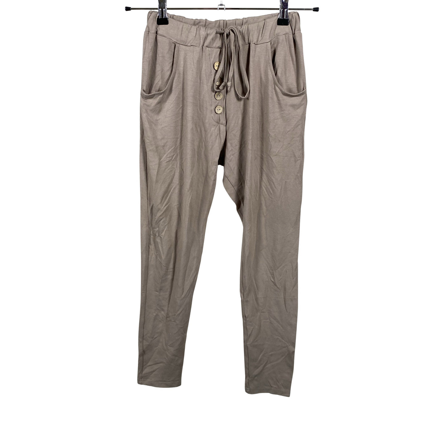 Unisex Bypias - Tricot pants, size 34 - Brown (1)