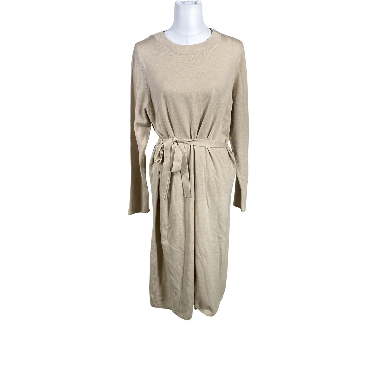 Unisex Essentials by Stockmann - Knit dress, size 40 - Beige (1)