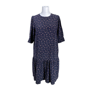 Unisex R-collection - Schiffon dress, size 36 - Blue (1)
