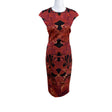 Unisex Ted Baker - Sheath dress, size 36 - Wine red ()