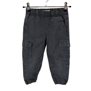 Unisex Lindex - Cargo pants, size 98 - 104 - Blue (1)